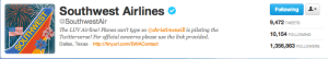Southwest Airline Twitter