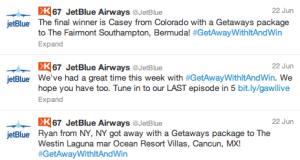 GetAway Contest Jetblue