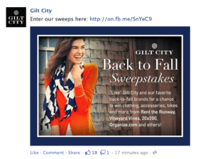 Gilt City Back to Fall Sweepstakes