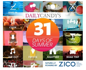 DailyCandy 31 Days of Summer Promotion DailyCandy 31 Days of Summer Promotion
