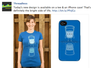 Threadless iPhone cases- Get rid of the old