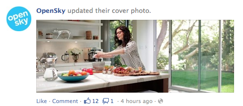 Open Sky Facebook Cover Photo