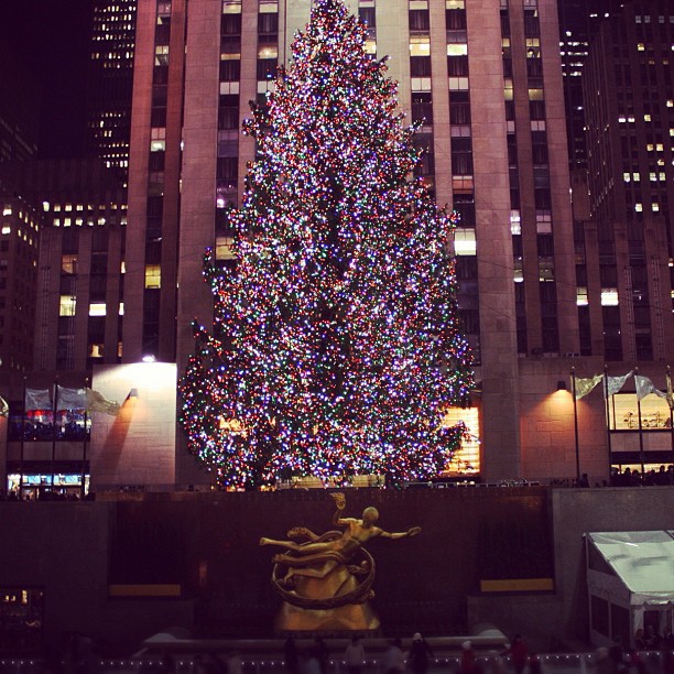 Rockefeller Christmas Tree NYC 2012 #ChristmasInNY
