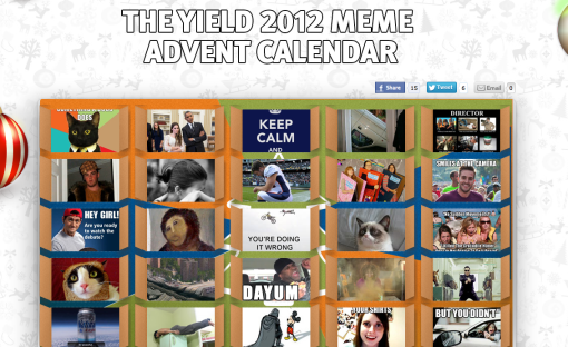 The Yield Advent Calendar 2012 Memes