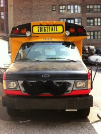 Moustache School Bus