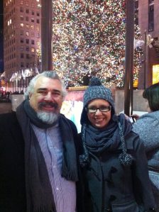 Me and Dad in the city