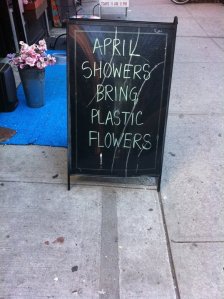 Store Front Signs of NY_April and Spring