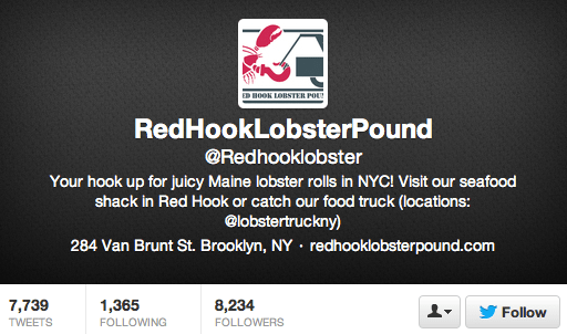 Red Hook Lobster Truck Twitter