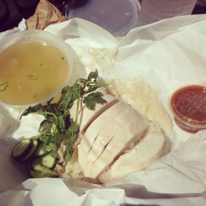 chicken and rice nong's khao man gia